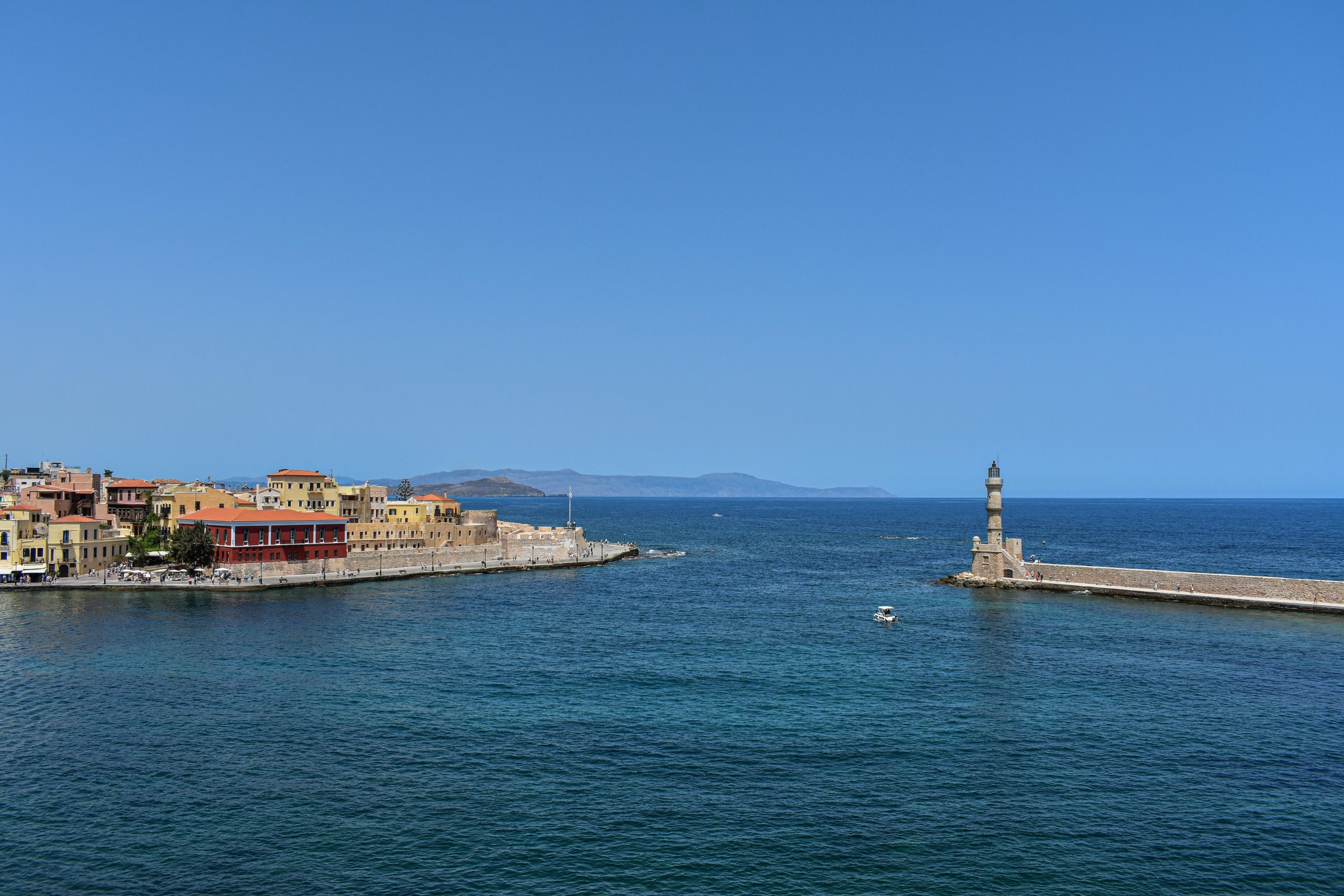 Chania Venetian Harbour Crete